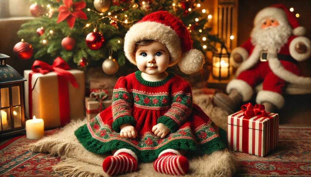 Classic Christmas Baby Girl Clothes