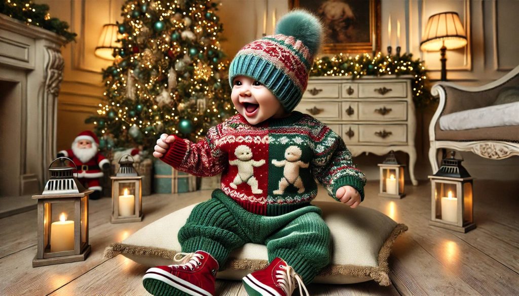 Blended Baby Outfits for Christmas