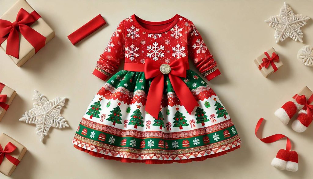 Christmas Dress for Baby Girls