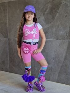 Barbie™ PatPat Cotton Tank Top and Shorts Set