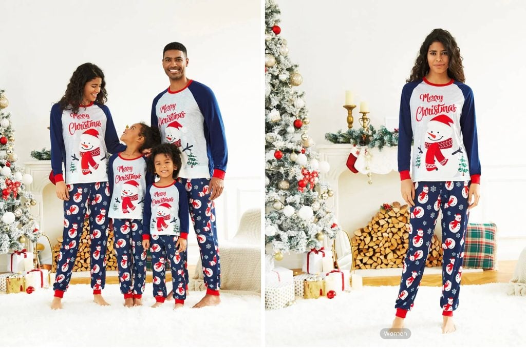 Snowman Family Pajamas