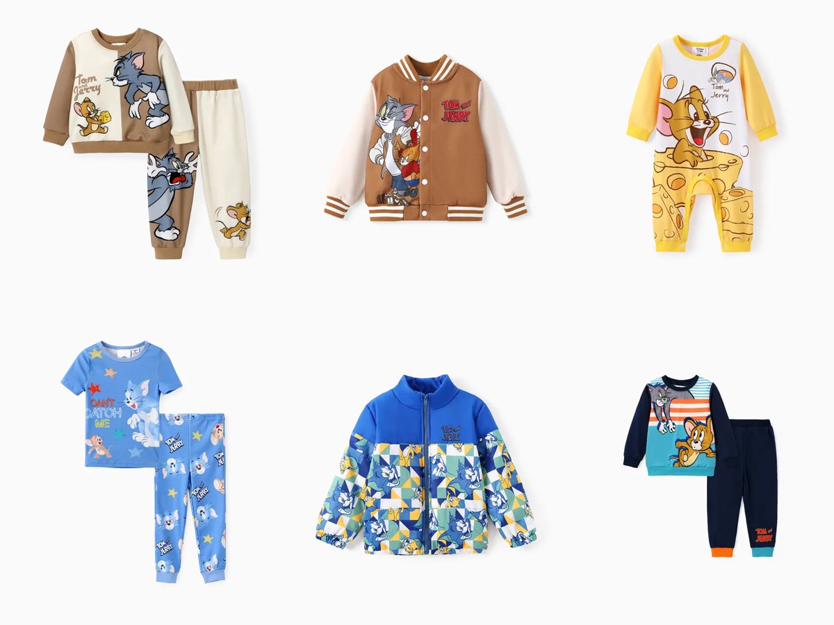 Top 10 Best-Selling Tom and Jerry Outfits at PatPat