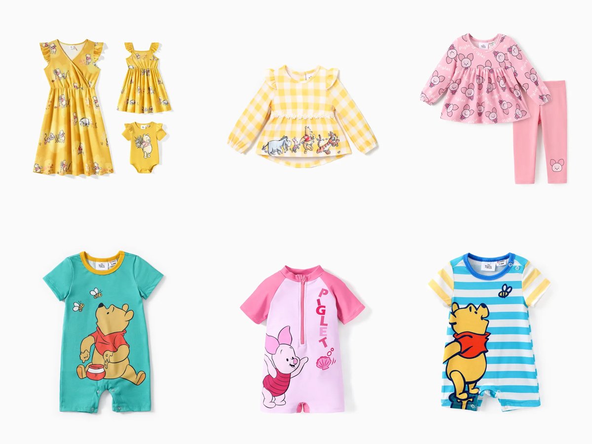 Top 10 Best-Selling Winnie the Pooh Baby Outfits at PatPat